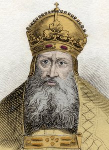 Portrét císaře Rodolfa Habsburského (1218-1291), německého římského císaře (Rudolfa I. od Unknown artist