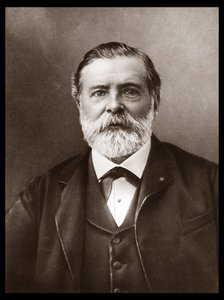 Portrét Etienne-Jules Marey (1830-1904); anglický vědec a chronofotograf; vynálezce sfygmografu a průkopník fotografie a kina. Foto Nadar, Paul (1856-1939). od Unknown artist