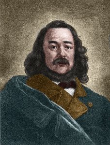 Portrét Ferdinanda Freiligratha (1810-1876), německého spisovatele. od Unknown artist