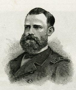Portrét nadporučíka Chippa, posádky La Jeannette, pro misi na severní pól. Rytina k ilustraci „Cesta Jeannette“ od Unknown artist