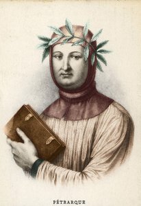 Portrét Francesca Petrarca (Petrarch), italský spisovatel (1304 - 1374) od Unknown artist