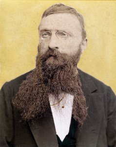 Portrét Francois Auguste Rene Rodin - francouzský sochař - fotografie kolem roku 1885 od Unknown artist