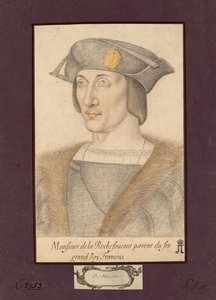 Portrét Francoise I. de La Rochefoucauld, hraběte z La Rochefoucauld od Unknown artist
