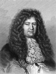 Portrét Françoise Michela Le Telliera, markýze de Louvois (1639 - 1691), francouzského politika - v „Histoire des Français“ od Lavallée, rytina, sd. od Unknown artist