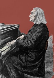 Portrét Franze Liszta (1811-1886), maďarského klavírního skladatele a klavíristy. od Unknown artist
