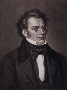 Portrét Franze Schuberta (rytina) od Unknown artist
