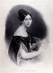 Portrét GRISI Giulia (Julie) (1811-1869) italská sopranistka. od Unknown artist