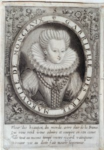 Portrét Gabrielle d