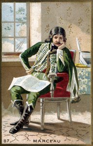 Portrét generála Marceaua (1769 - 1796). Chromolitografie konce 19. století. od Unknown artist