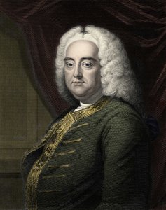 Portrét George Fredericka Händela (Georg Friedrich Händel od Unknown artist