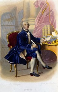 Portrét Georgese Louise Leclerca, hraběte z Buffonu (1707 - 1788), francouzského přírodovědce a spisovatele. V ""Le Plutarque francais"" od Unknown artist