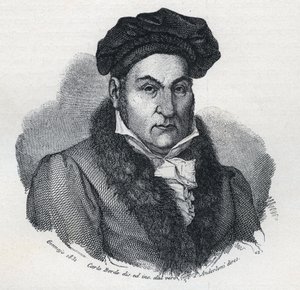 Portrét Giandomenica (Gian Domenico) Romagnosi (1761-1835), italský filozof a právník od Unknown artist