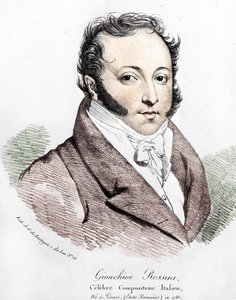 Portrét Gioacchina Rossiniho (1792-1868). od Unknown artist