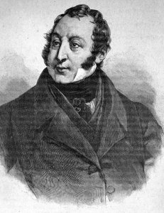 Portrét Gioacchina Rossiniho (1792-1868) - v „“ The Contemporains““, n.d. koncem 19. století. od Unknown artist