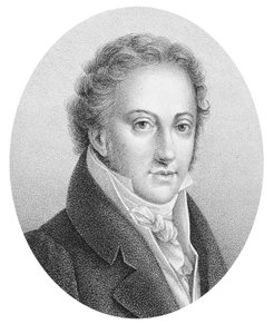 Portrét Gioacchina Rossiniho (1792-1868) italského skladatele. od Unknown artist