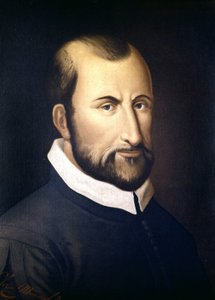 Portrét Giovanni Pierluigi Da Palestrina (1525 - 1594), italský skladatel, konzervatoř v Miláně od Unknown artist