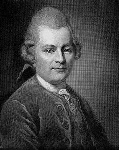 Portrét Gottholda Ephraima Lessinga (1729 - 1781) německý spisovatel a dramatik. od Unknown artist