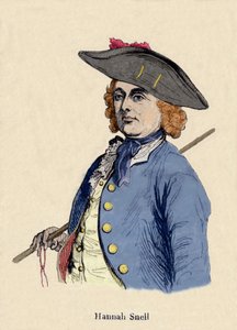 Portrét Hannah Snell (1723-1792), vojákyně, byl Angličan, který přijal roli muže, aby se stal vojákem. od Unknown artist