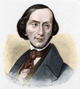 Portrét Hanse Christiana Andersena (1805-1875), dánského spisovatele. od Unknown artist