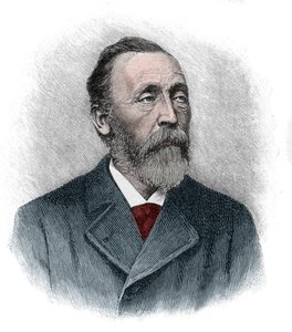 Portrét Heinricha von Stephana (1831-1897), generálního ředitele pošty pro Německou říši, který reorganizoval německou poštovní službu od Unknown artist