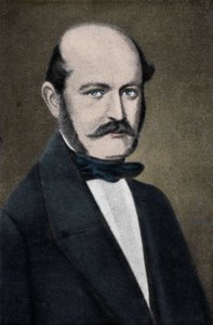 Portrét Ignaze Philipa Semmelweise (Semmelweiss), maďarského porodníka (1818-1865). od Unknown artist