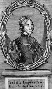 Portrét Isabelly, Imperátora a manželky Karla V. - n.d. od Unknown artist
