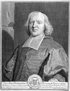Portrét Jacques-Benigne (Jacques Benigne) Bossuet (1627 - 1704). od Unknown artist