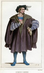 Portrét Jacquese Cartiera (1491 - 1557). od Unknown artist