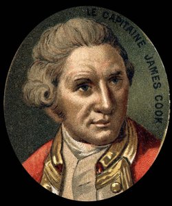 Portrét Jamese Cooka (1728-1779), britského mořeplavce. od Unknown artist