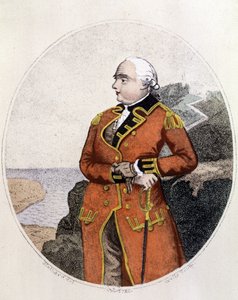 Portrét Jamese Cooka (1728 - 1779) od Unknown artist