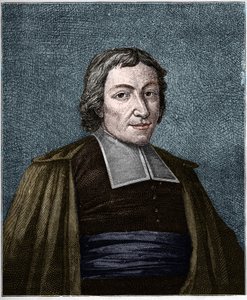 Portrét Jean Baptiste De La Salle (Jean-Baptiste) (1651-1719) Francouzský řeholník, zakladatel kongregace bratří křesťanských škol. Rytina 19. století. od Unknown artist