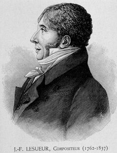 Portrét Jeana Francoise Lesueura (1762 - 1837), francouzského skladatele od Unknown artist