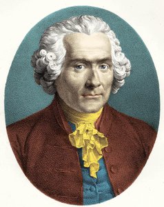 Portrét Jean Jacques Rousseau (1712-1778). od Unknown artist