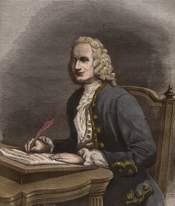 Portrét Jean Philippe Rameau (1683-1764) - Portrét Jean-Philippe (Jean Philippe) Rameau (1683-1764), francouzský skladatel - rytina v proslulém týdeníku "La musique populaire""" - 1882 od Unknown artist