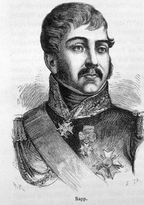 Portrét Jeana Rappa (1772 - 1821). Rytina konce 19. století v „Histoire de France““ od H. Martina. od Unknown artist