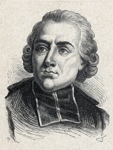 Portrét Jean Sibrake (Jean-Sibrakes) (nebo Siffrein) abbé Maury (1746-1817), francouzský kardinál a pařížský archeveque, člen Academy francaise - rytina z roku 1889 od Unknown artist