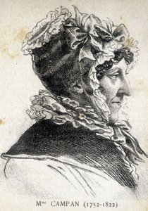 Portrét Jeanne Louise Henriette Genest, Madame Campan (1752 - 1822), francouzská vychovatelka - v „“Les Contemporains“, n. d. koncem 19. století. od Unknown artist