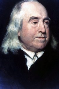 Portrét Jeremyho Benthama (1748-1832), britského filozofa a právního poradce. od Unknown artist