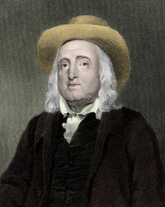 Portrét Jeremyho Benthama (1748-1832), britského filozofa, moralisty a zákonodárce. od Unknown artist