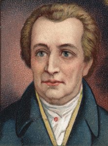 Portrét Johanna Wolfganga Goetha (1749 - 1832), německého spisovatele. od Unknown artist