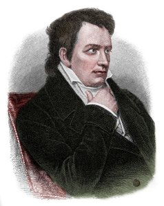 Portrét Johanna Ludwiga Tiecka (1773-1853), německého básníka, překladatele, nakladatele, prozaika a kritika hnutí romantismu. od Unknown artist