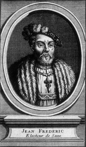 Portrét Jana - Fridricha, velkodušného, saského kurfiřta (1503 - 1554) - n.d. od Unknown artist