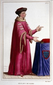 Portrét Jana, vévody z Berri (1340 - 1416). od Unknown artist