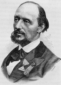 Portrét Julese Bergereta (1839 - 1905). Rytina konce 19. století v „Histoire de France““ od H. Martina. od Unknown artist