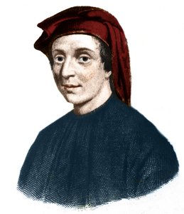 Portrét Leonarda Fibonacciho (1170-1245). (Leonard z Pisy). italský matematik. od Unknown artist
