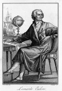 Portrét Leonharda Eulera (1707 - 1783), švýcarského matematika. od Unknown artist