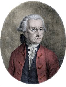 Portrét Leopolda Mozarta (1719-1787), otce Wolfganga Amadea Mozarta (1756-1791). od Unknown artist