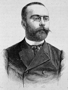 Portrét Louise Barthoua (1862 - 1934). Rytina konce 19. století v „Histoire de France““ od H. Martina. od Unknown artist