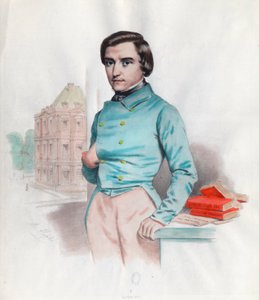 Portrét Louise Blanca (1811 - 1882), francouzského politika a historika. Rytina 19. století. Soukromá sbírka. od Unknown artist