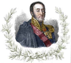 Portrét Louise Gabriela (Louis-Gabriel) Sucheta (1770-1826). od Unknown artist